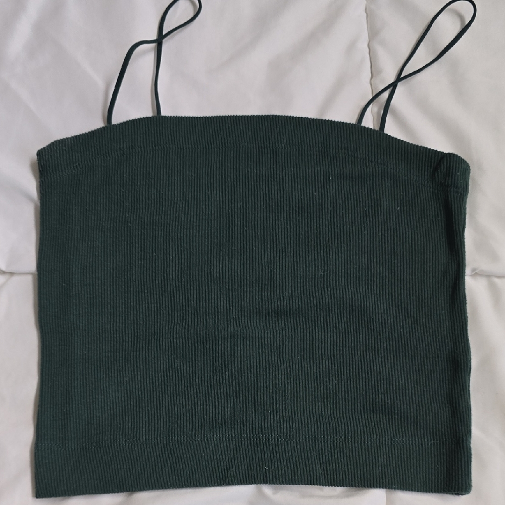 American Eagle Outfitters Deep Green Camisole